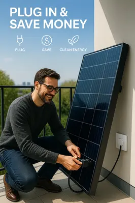 Plug in & Save Money - Effortless Solar for Every Home